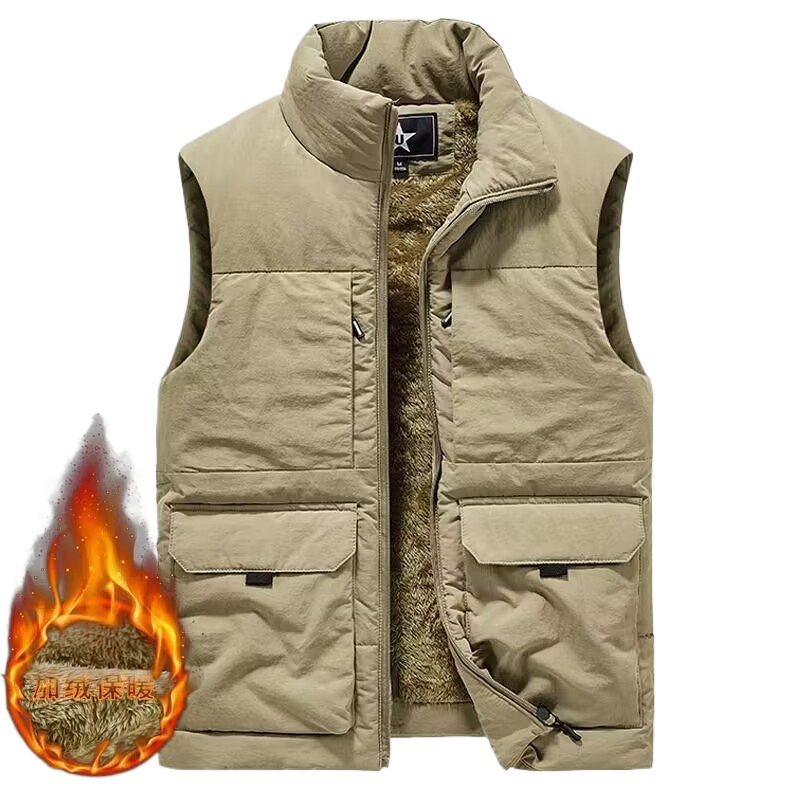 Fishing Vest Jacket - Winter männer Fracht Jagd Westen Dicke
