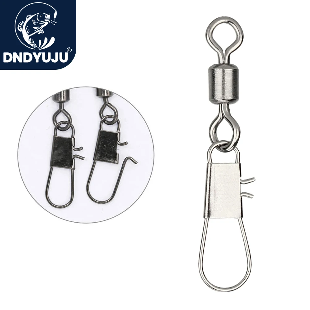 Fishing Equipment Gear - DNDYUJU 50 Stück Angelverbinder Rollwirbel mit