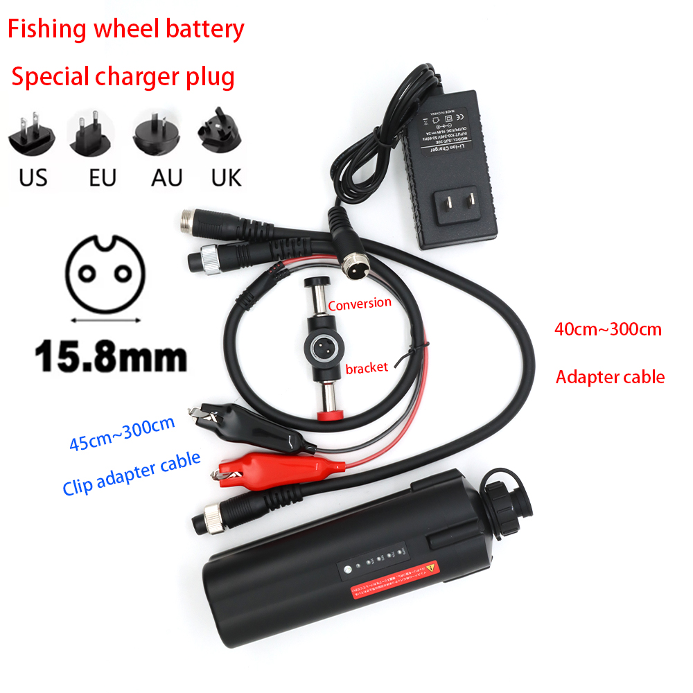 Fishing Equipment Uk - Angeln Elektrische Reel Batterie Zubehör Clip