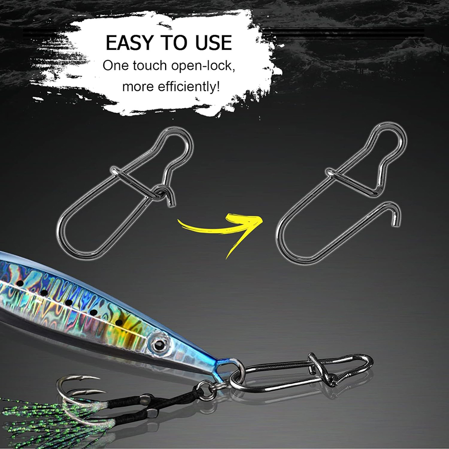 50 Stück Crankbait Snaps Edels – Fishing Equipment Gear Bewertung und Preis