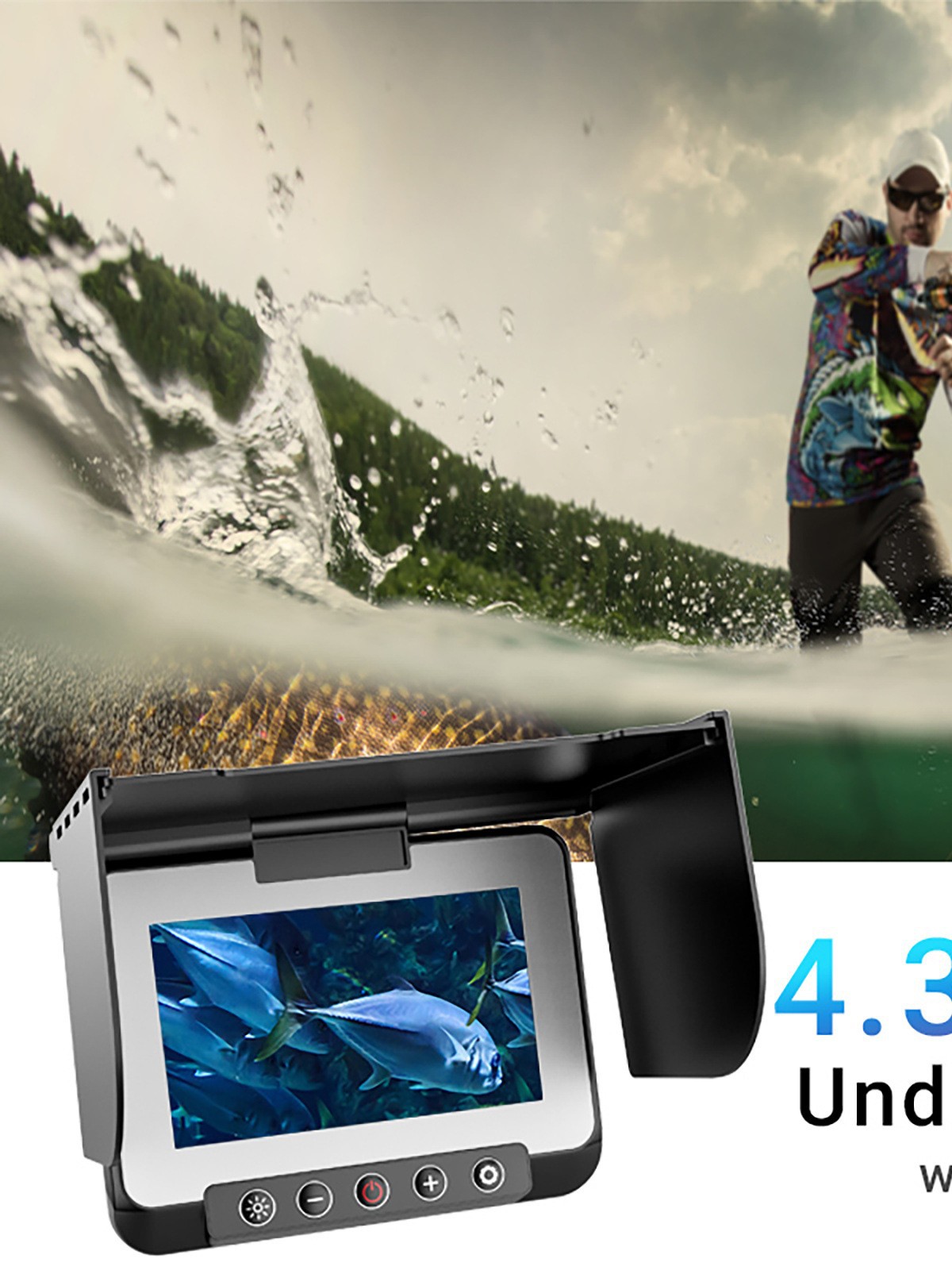 4,3 Zoll HD-Bildschirm Visuell – Underwater Fishing Camera Bewertung und Preis